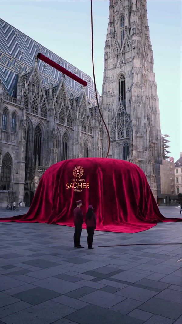 Sacher Giant Cake and Banner Reveal