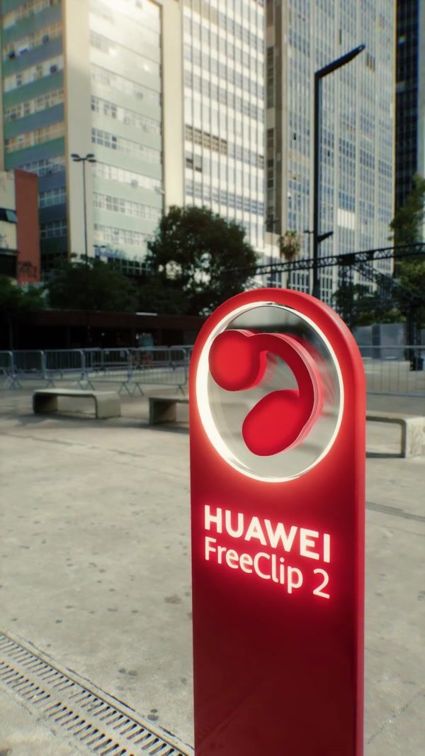 Huawei Earphones Cause Waves on Building