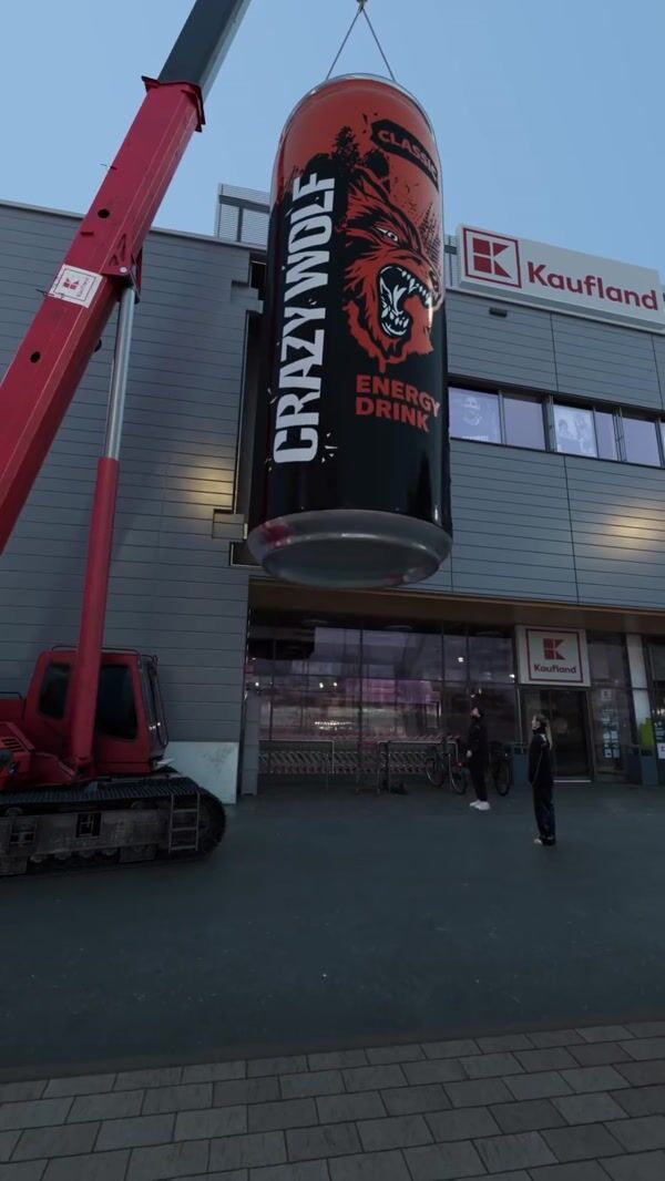 Kaufland Energy Drink in Can Releases Electricity