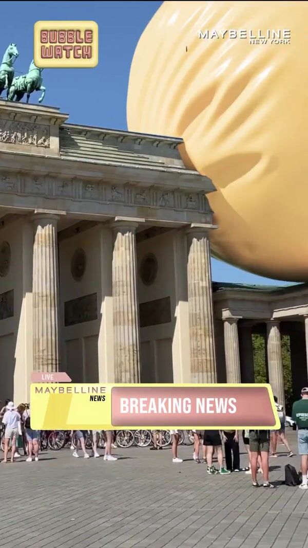 Maybelline Yellow Bubble Spotted at Landmarks