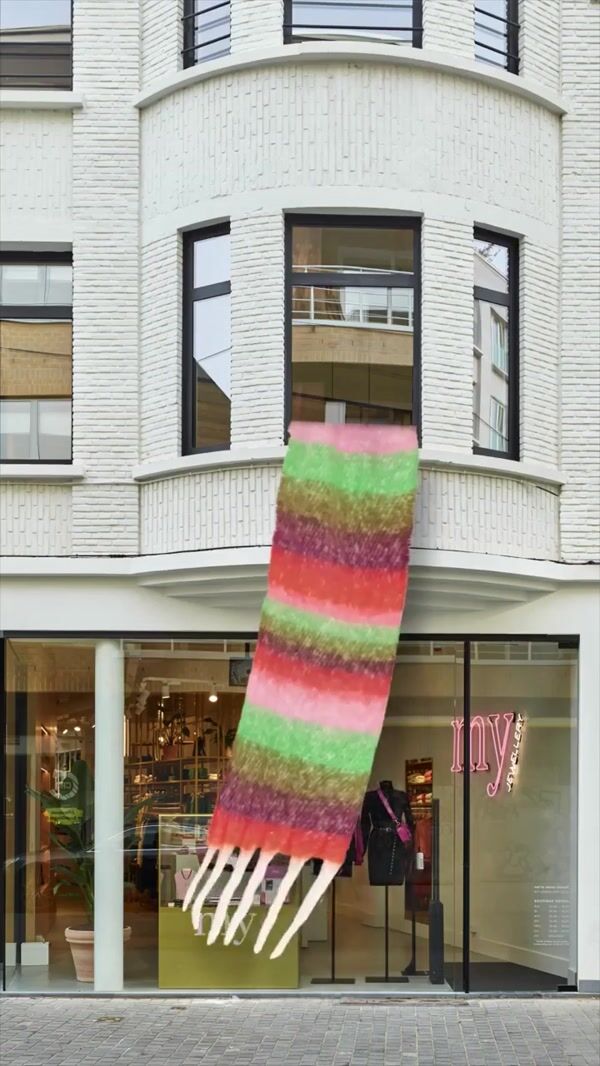 My Jewellery Giant Scarf Hanging From Window
