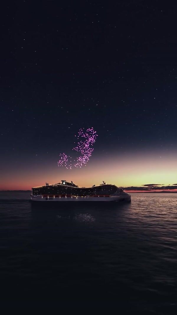 MSC Cruises Floating Light Formations