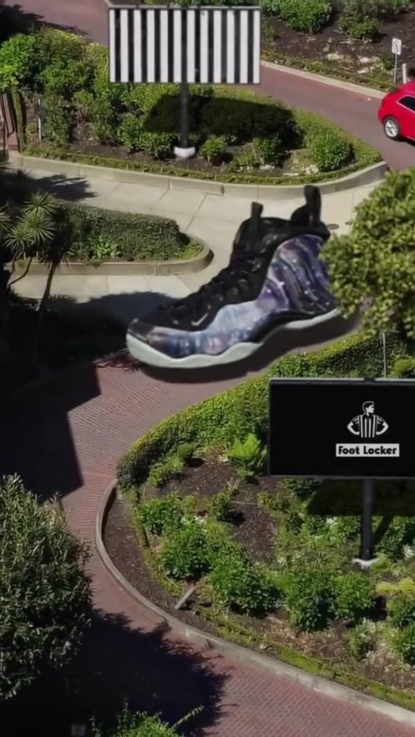 Foot Locker Shoe Cruising on Zigzag Road