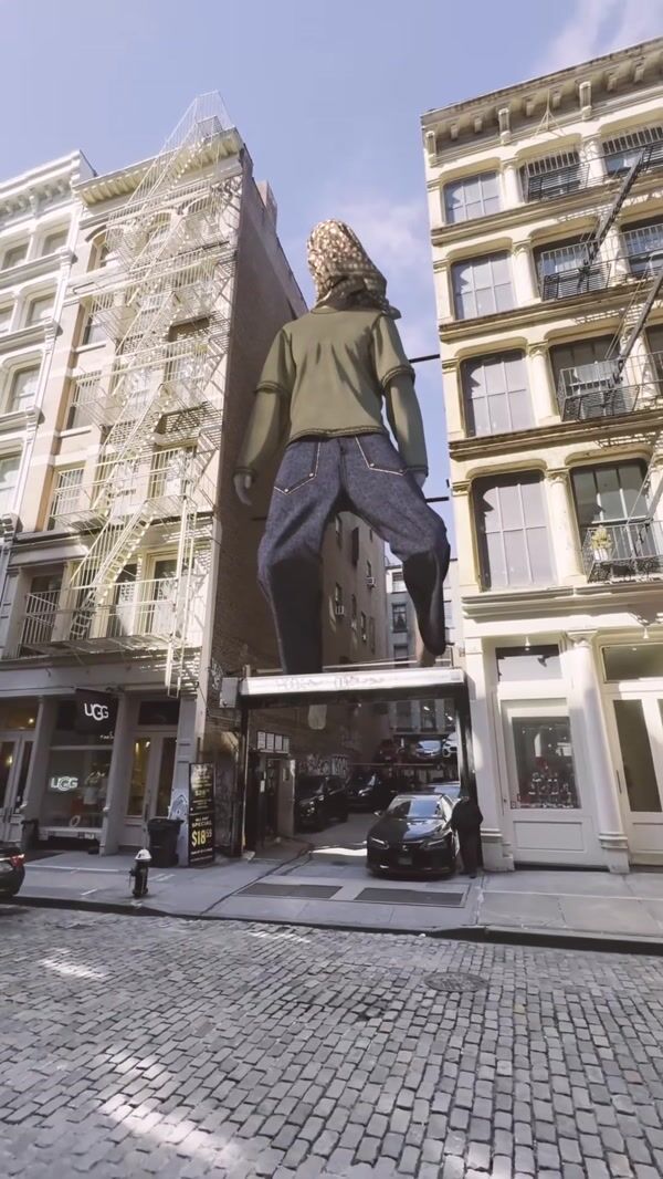 House of Pezzo Giant Figure on Platform