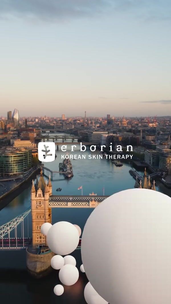 Erborian Giant Tube Towers Over London