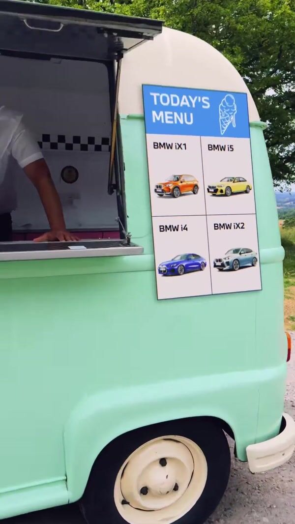 BMW Ice Cream Transformed into Electric Car