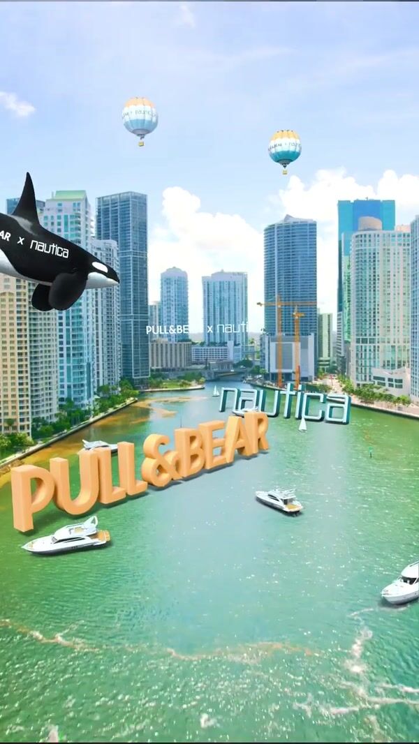 Pull&Bear x Nautica Floating Whale in Miami