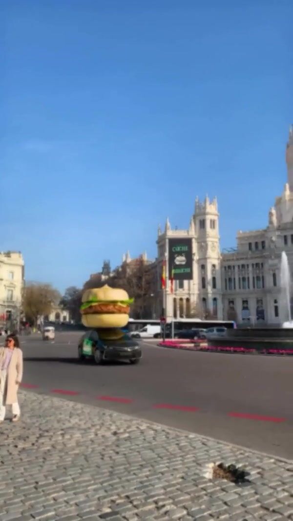 Bolt Burger Installation Above Driving Car