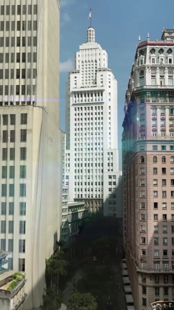 Farol Santander Skyscraper Turned into Layered Cake