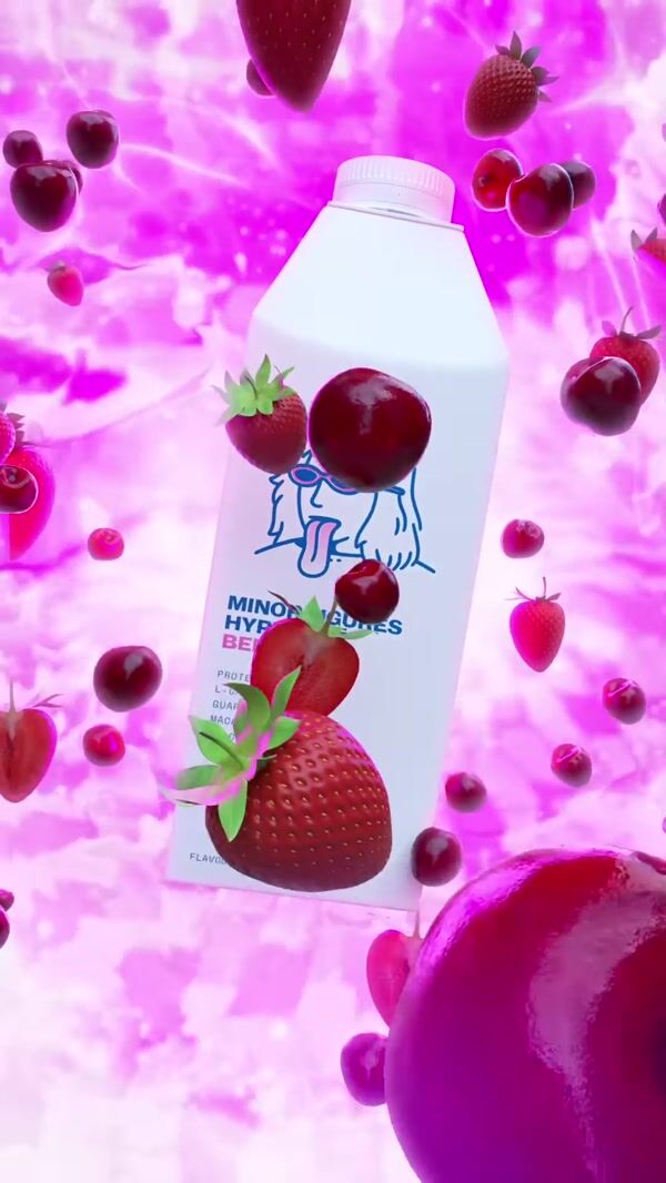 Minor Figures Oat Drink Bursts with Berries