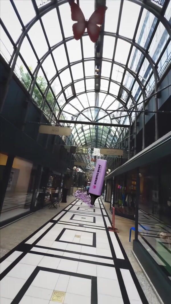 Stabilo Giant Purple Highlighter Glides at The Exchange