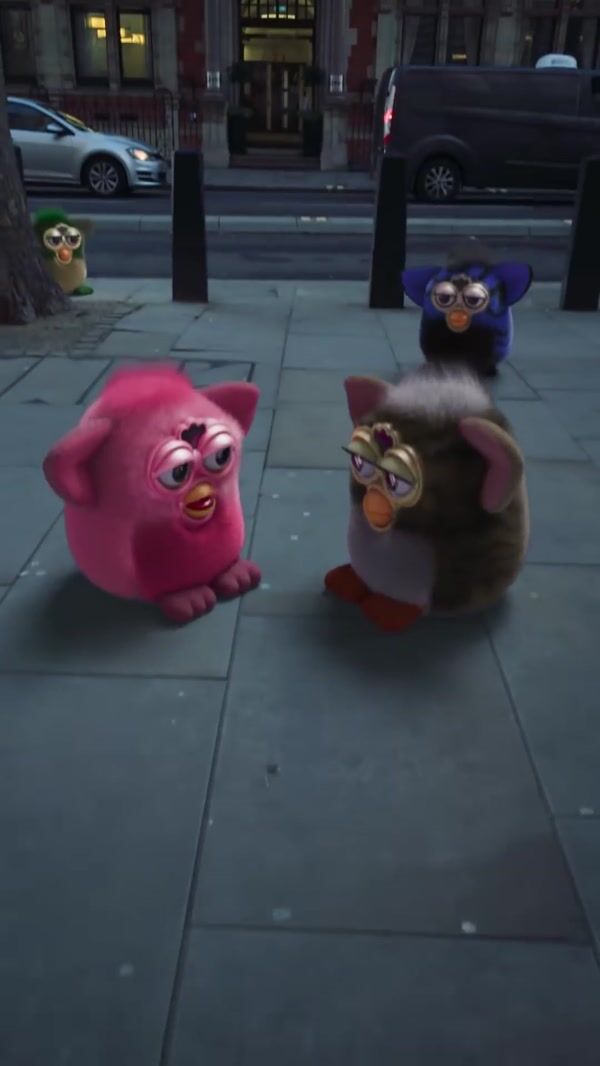 Hey Dude Furby Toys Invades the City