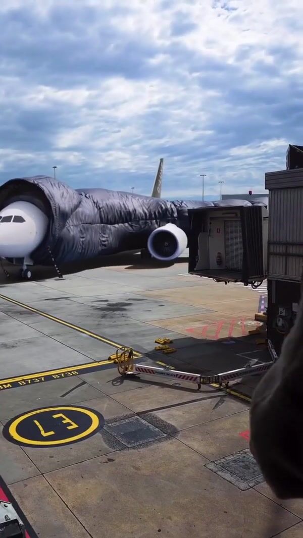 DECJUBA Airplane Wearing Puffer Jacket