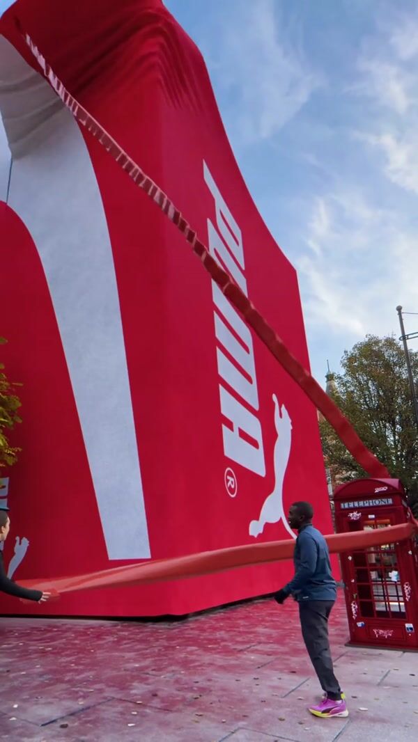 Puma Giant Fabric Reveals Store