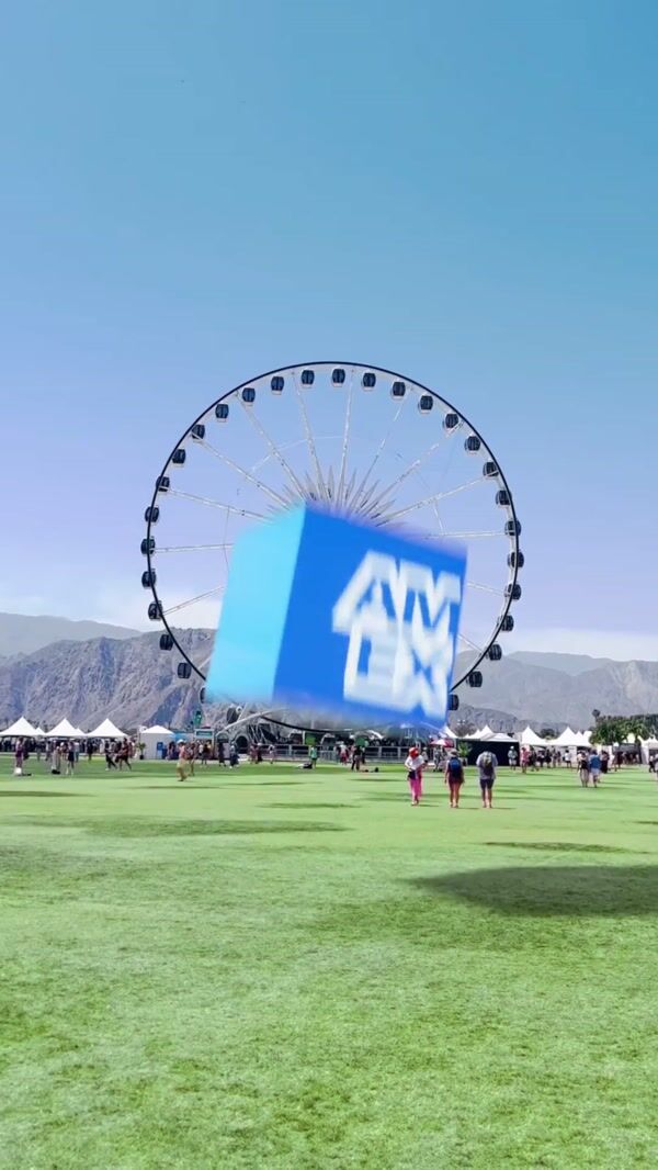 American Express Box Releases Balloons in Park