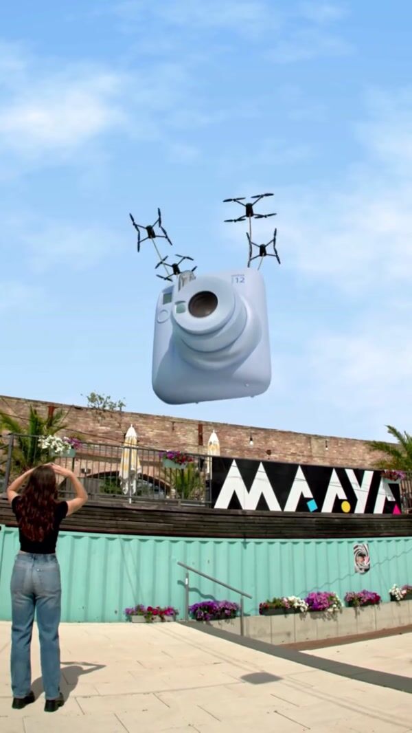 Instax Camera Delivery by Drones