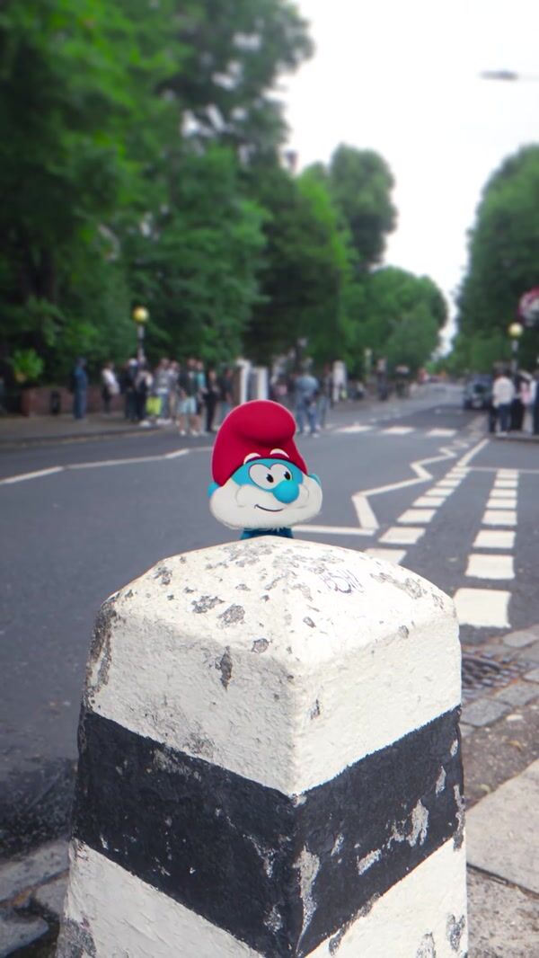 Paramount Smurfs Crossing the Pedestrian Lane