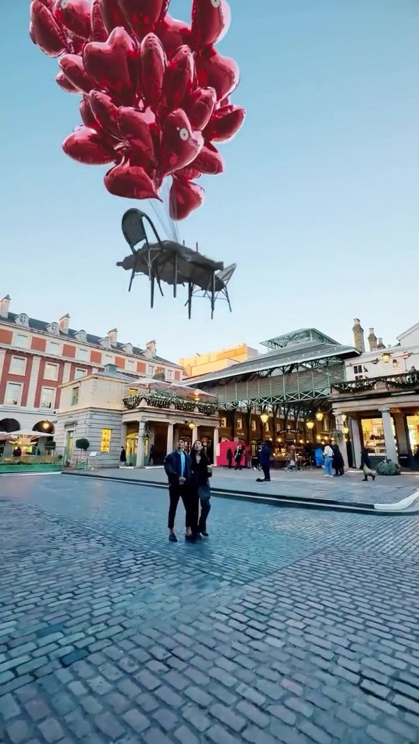 OpenTable Heart Balloons Table Landing