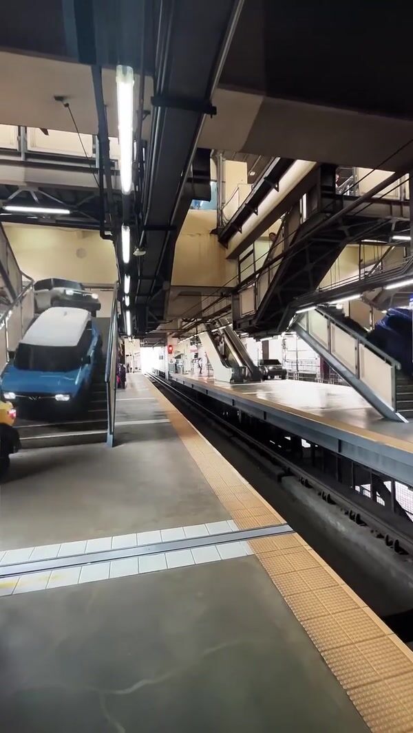 VinFast Rushing SUVs on Stairs