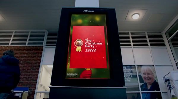 Tesco Holiday Flipping Sign Promotions