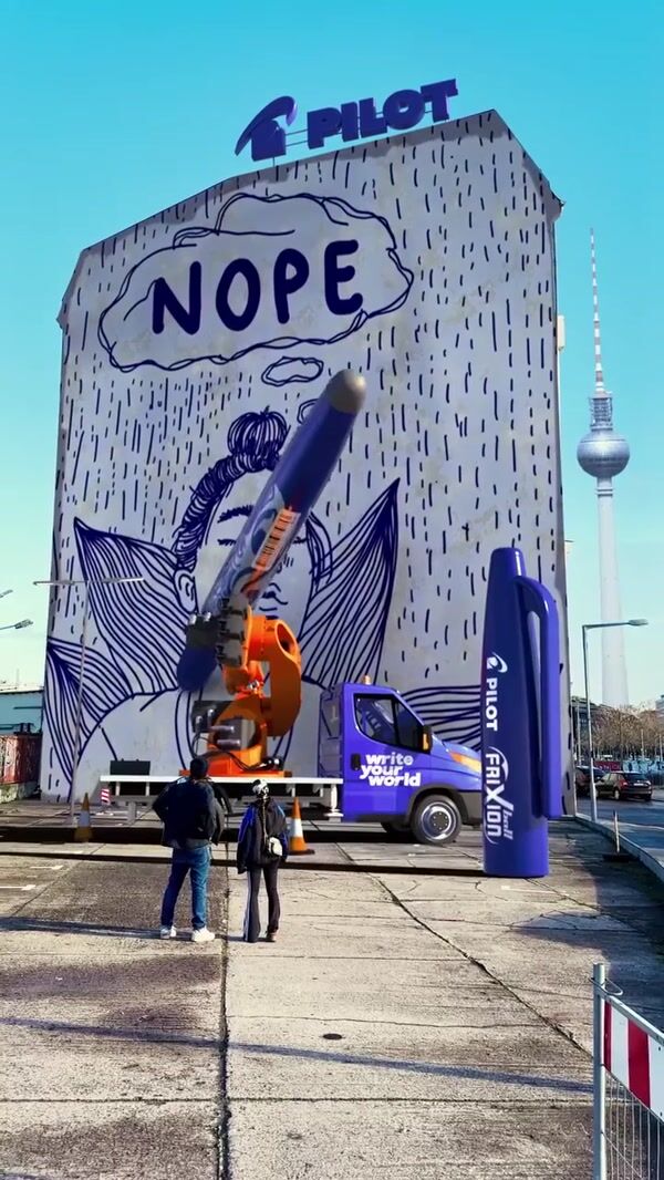 Pilot Pen Giant "FriXion" Changes Nope to Hope