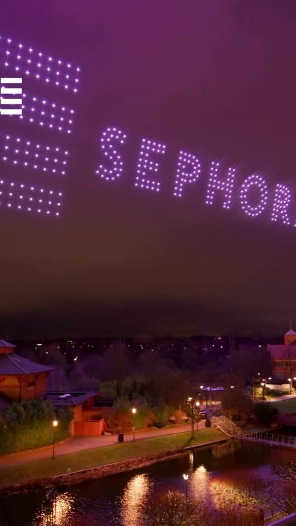 Sephora Products Laser Drone Show