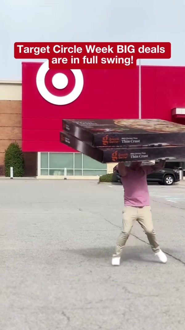 Target Man Relaxing on Oversized Chair