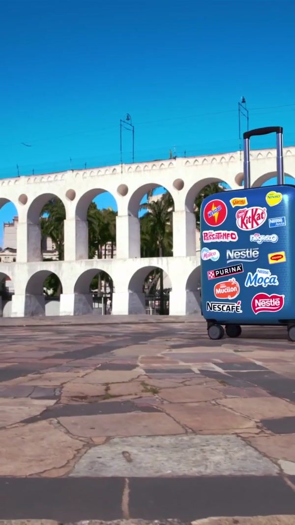 Nestle Suitcase Spills Products