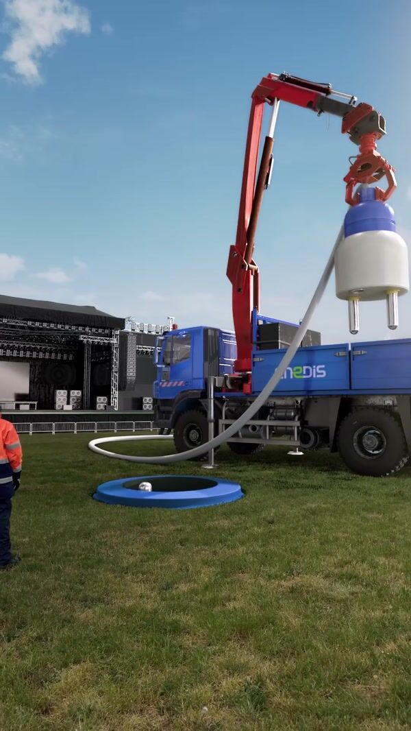 Enedis Electrical Plug Powers Festival Stage