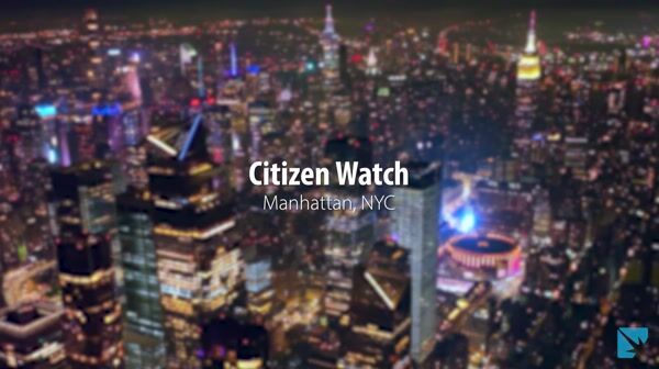 Citizen Wristwatch Floats Out of Box