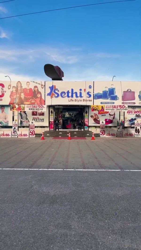 Sethi’s Giant Sandals Leap Over Store