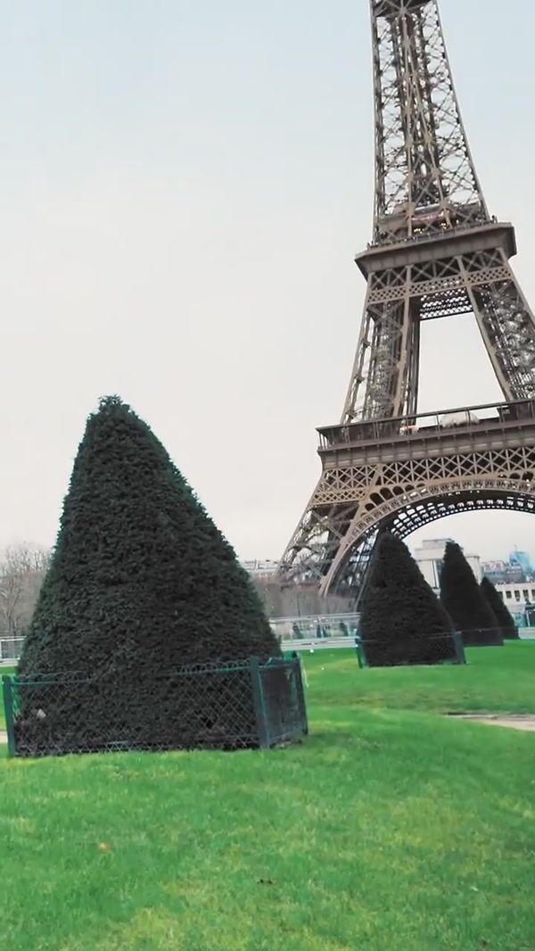 Michelin Tires Rolling Down Ramp in Paris