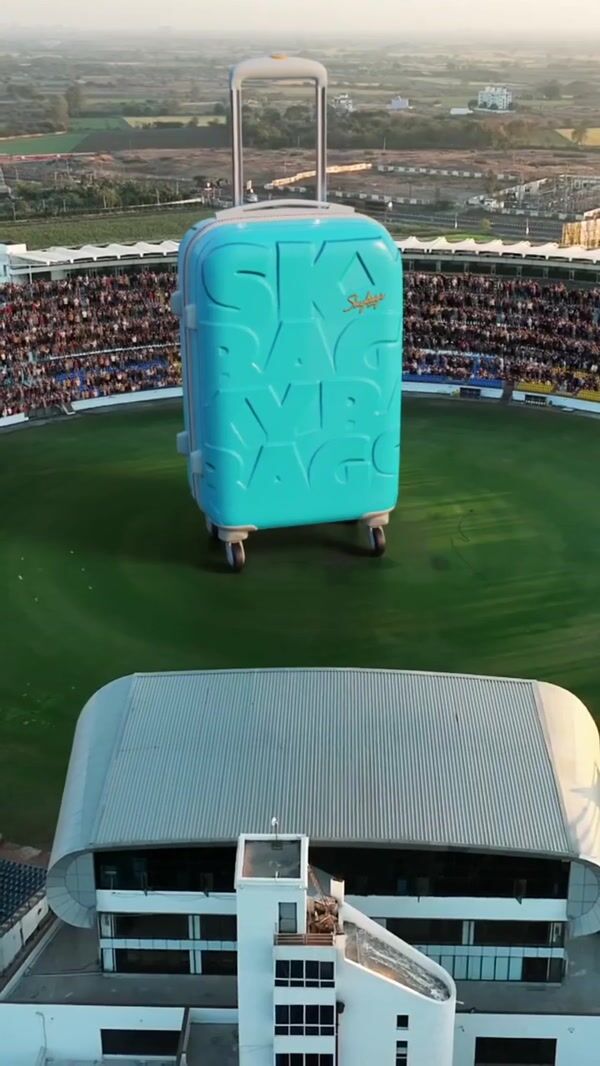 Skybags Luggage Bag Unveils Trophy in Stadium