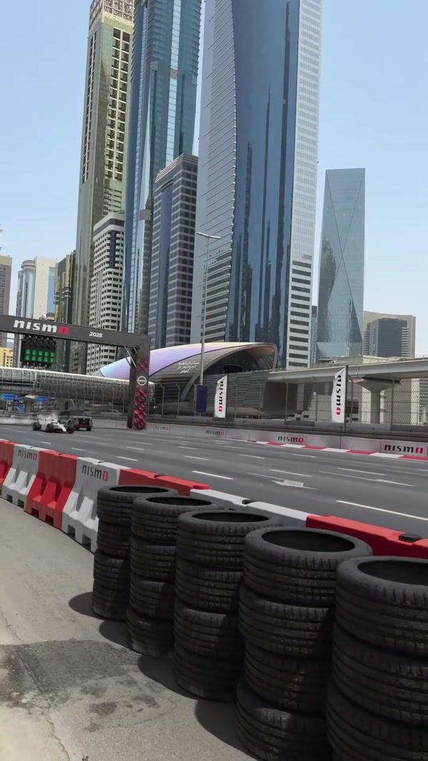 Nissan SUV Races with F1 Car