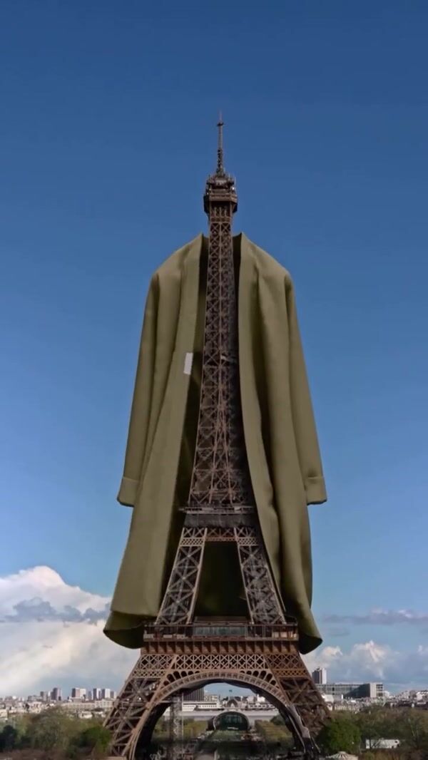 Merrachi Eiffel Tower Styled in Hijab