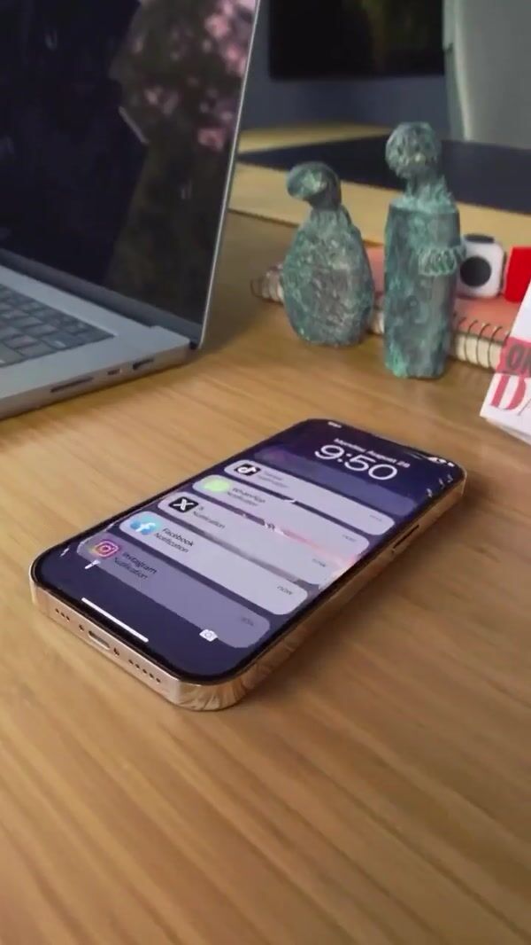 Marie Claire Notifications Pop Out of Phone