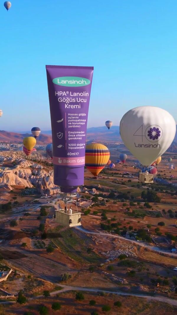 Lansinoh Floating Nipple Cream Hot Air Balloon