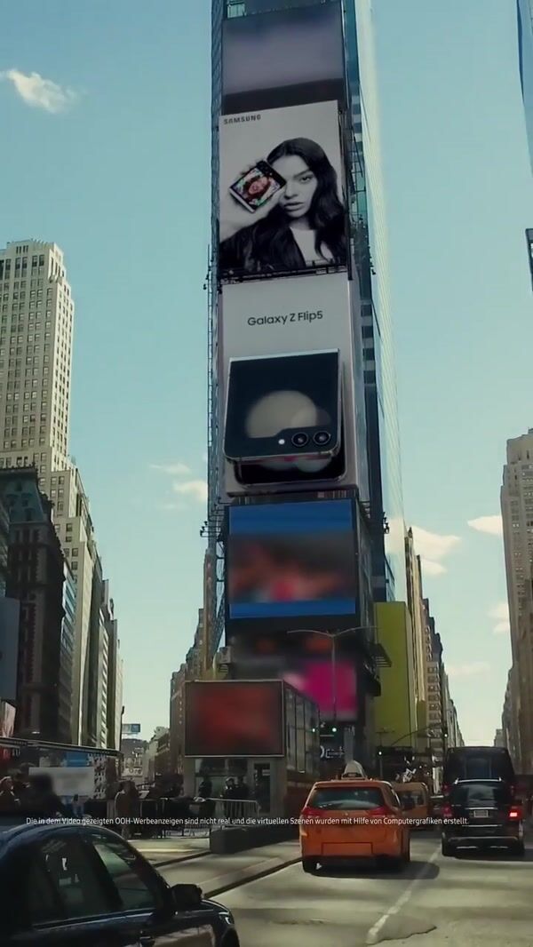 Samsung Galaxy Flip Phones Billboard