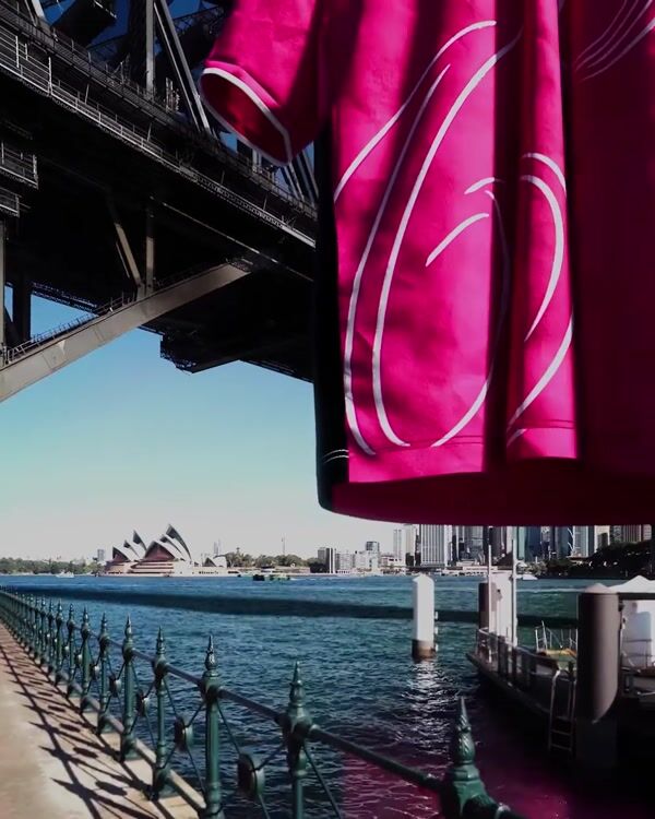 Sydney Sixers Giant Jersey Over Harbour Bridge