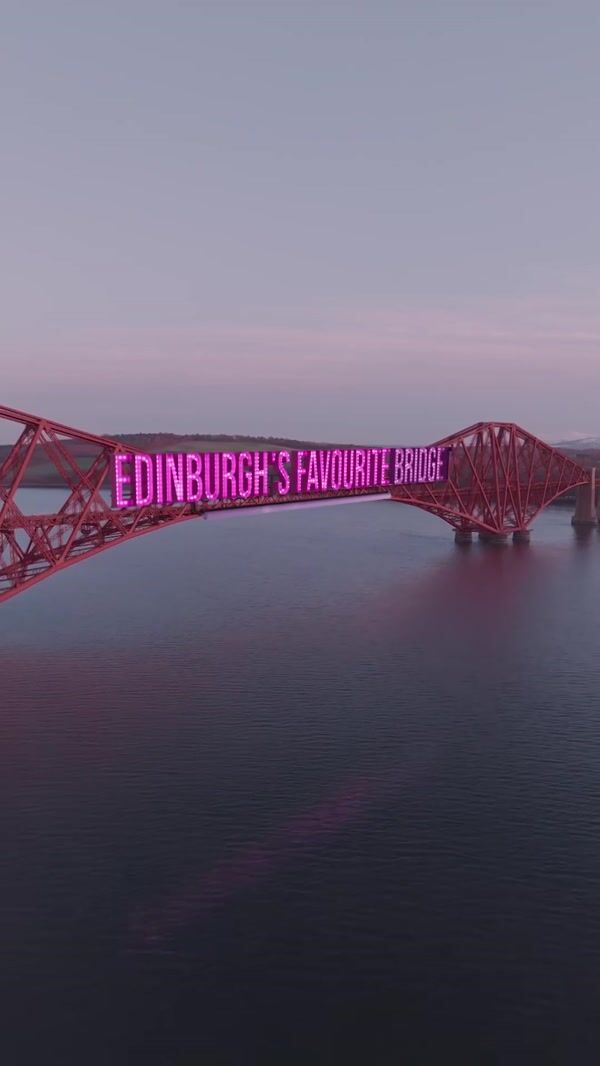 Universal Pictures Bridget Jones Poster at Edinburgh Bridge