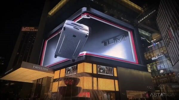 TUMI Luggage Emerges and Breaks Wall
