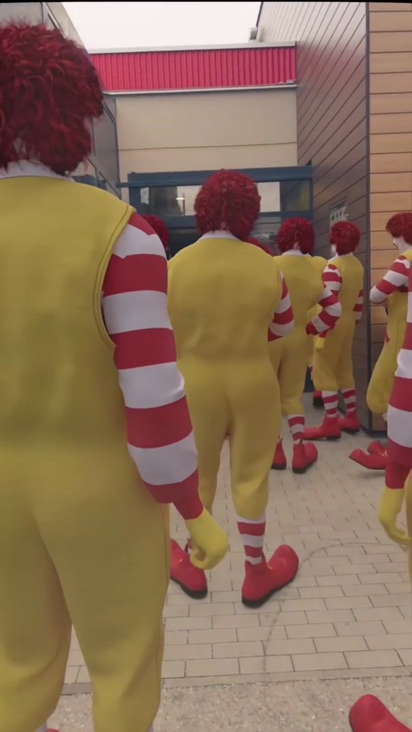 Burger King Ronalds Ordering at BK Store