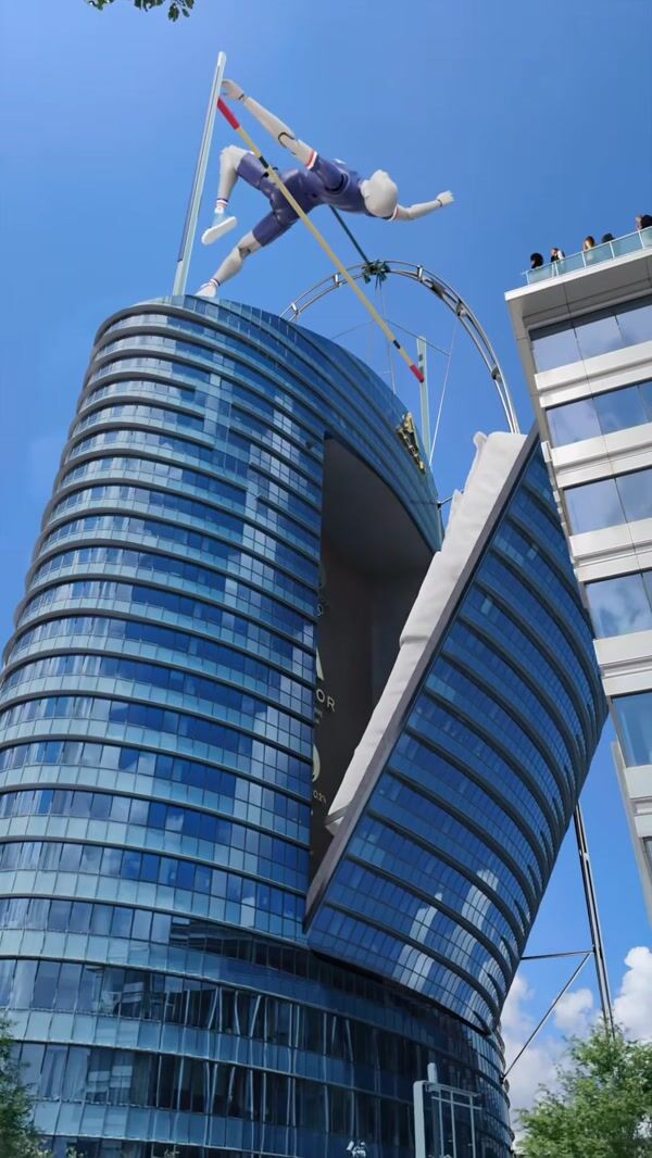 Accor Robot Vaults into Bed in Building