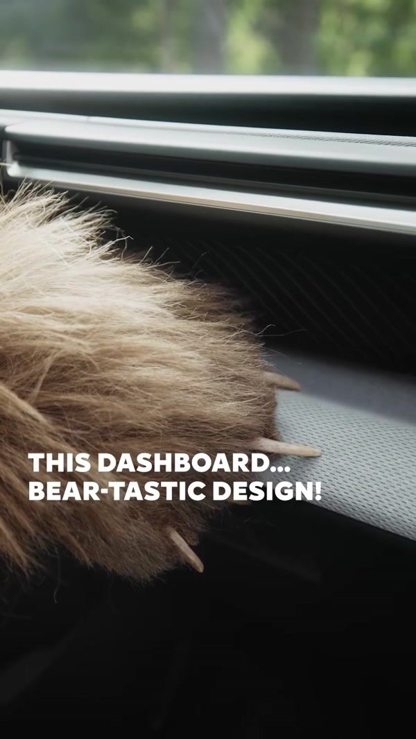 Citroën Grizzly Bear’s Paw Touching Car’s Surface