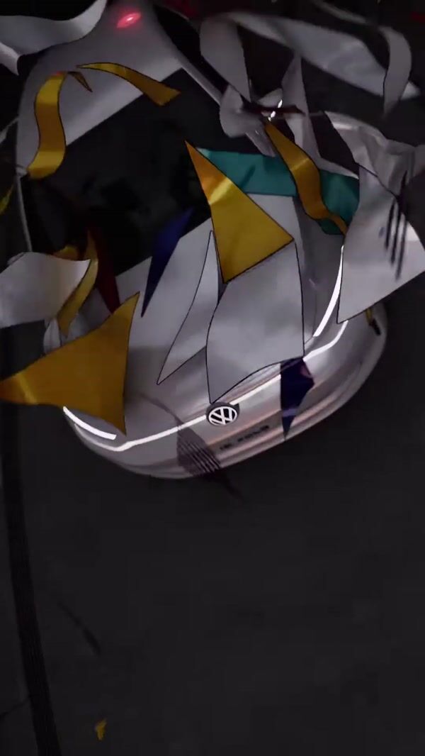 Volkswagen Stickers Transform Car