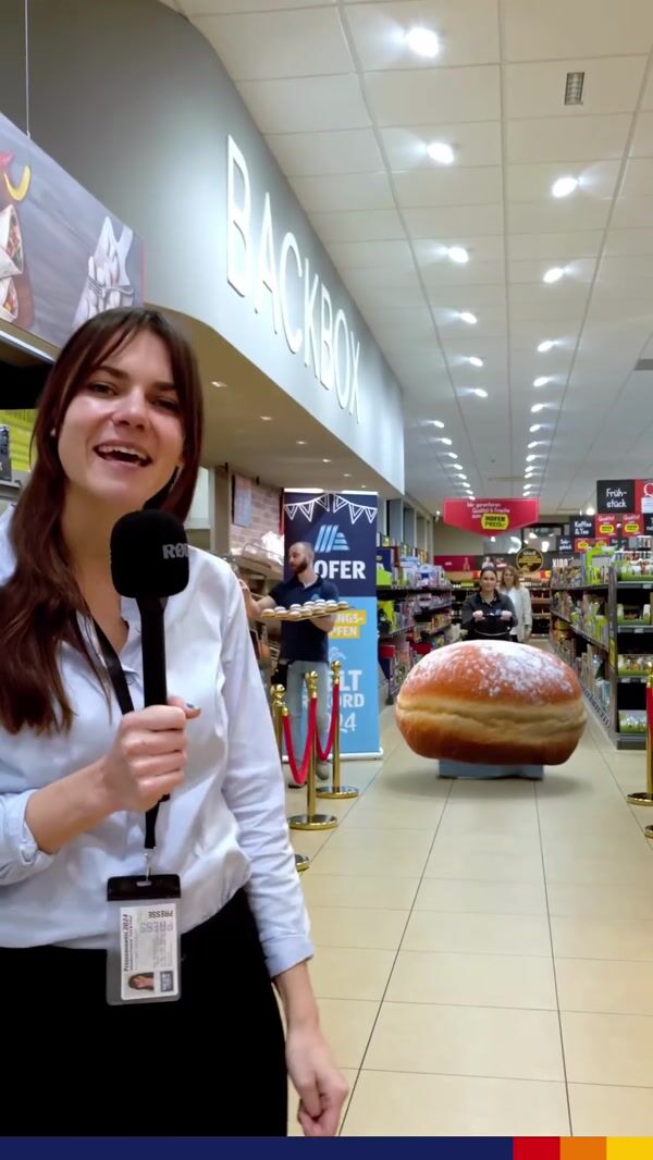 Hofer Krapfen Pastry on Trolley Stuns Reporter