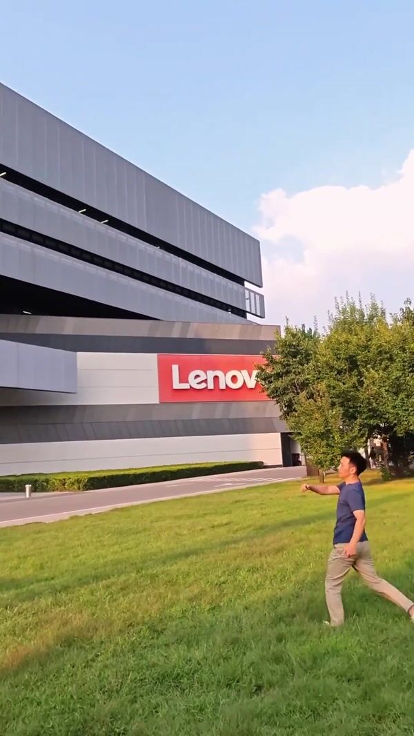 Lenovo Facade Unveils Adidas Trionda & Balloons