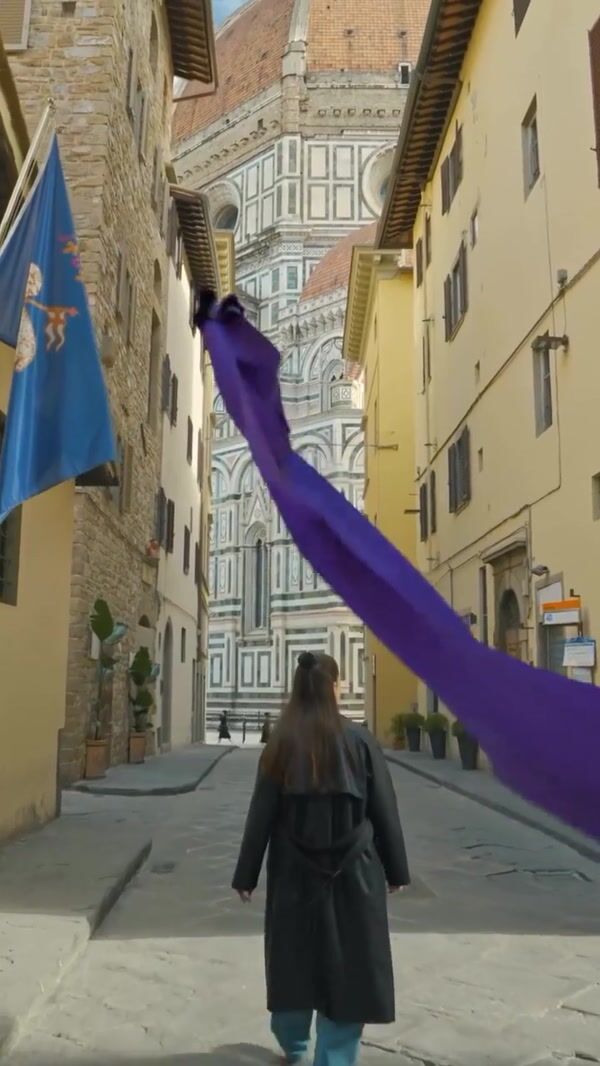 Kappa Sport Purple Fabric Glides in the City