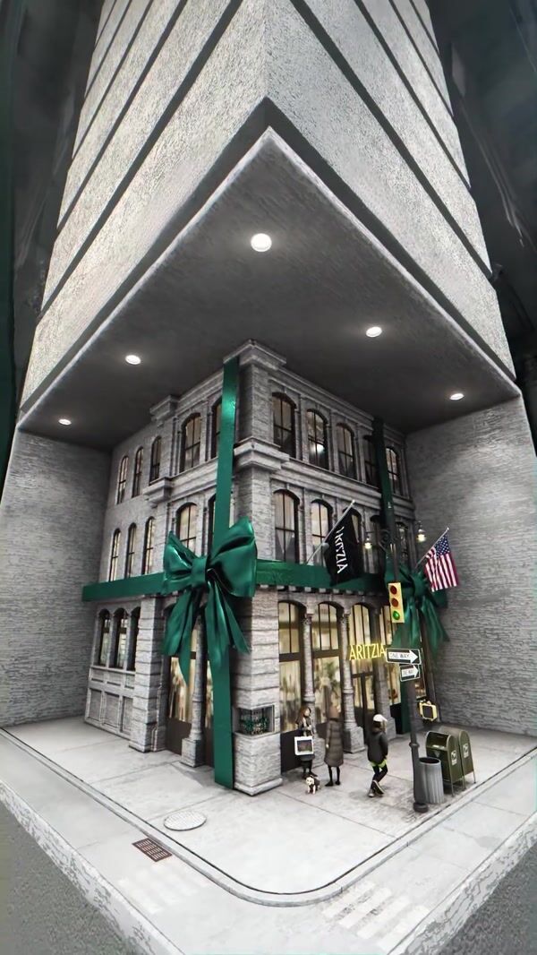 Aritzia Miniature Gift Building at Flatiron