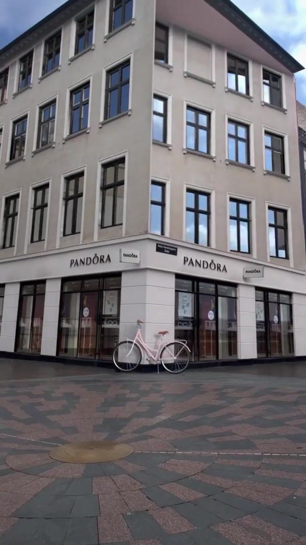 Padlock Charms Float Above Copenhagen Store